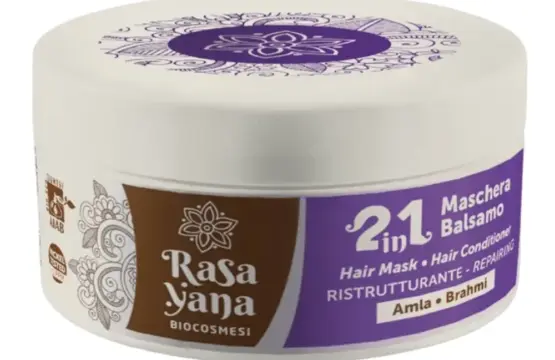 Rasayana Biocosmesi Cabello 2in1 Restructuring Hair Mask and Conditioner Amla and Brahmi 200ml